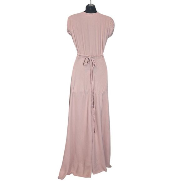 Reformation women’s small chamomile dress blush pink  wedding guest event - Picture 4 of 6